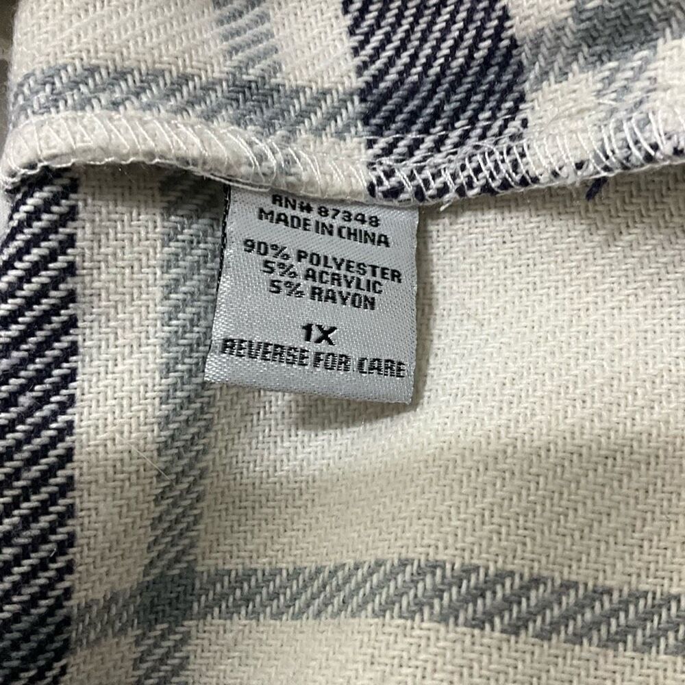 SABRINA LAUREN New York Long Plaid Jacket - Picture 6 of 6